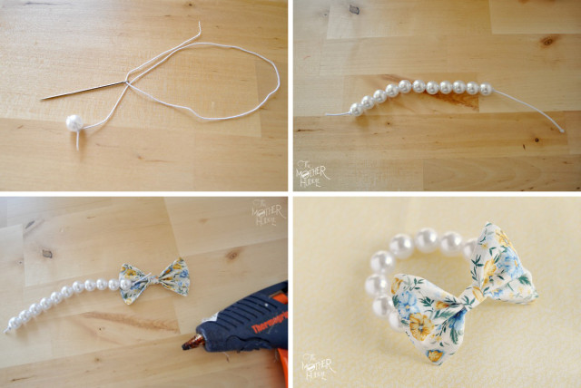 Urob-si-sam-DIY-Perlový-náramok-s-mašľou-návod